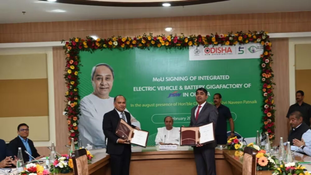 JSW, EV, Sajjan Jindal, Odisha Government, Naveen Patnaik, Electric Vehicle