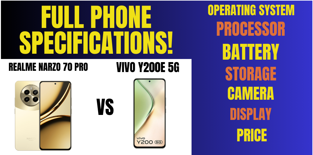 Realme, Realme Smartphones, Realme Narzo 70 Pro 5G, Vivo, Vivo Smartphones, Vivo Y200e 5G, Realme Narzo 70 Pro 5G vs Vivo Y200e 5G, Vivo Y200e 5G vs Realme Narzo 70 Pro 5G, Smartphones Under 20000, Smartphones Under 25000